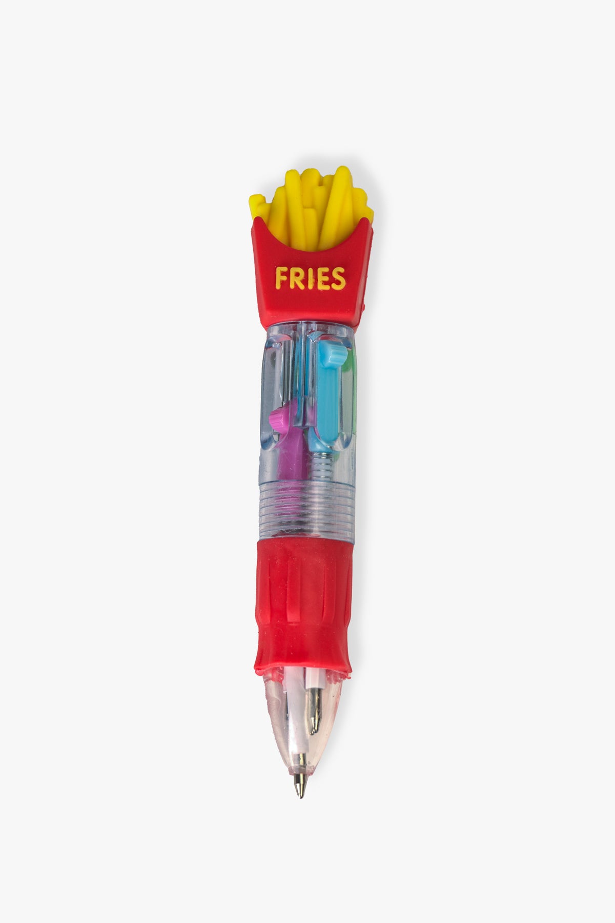 Lápiz Diseño Papas Fritas Cuatro Colores 10cm Chinitown Chinitown